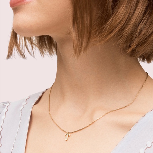 kate spade Jewelry - NWT Kate Spade Truly Yours Initial Mini Pendant